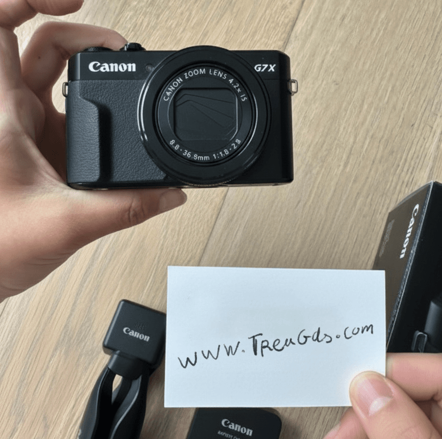 Canon G7X Camera with accessories